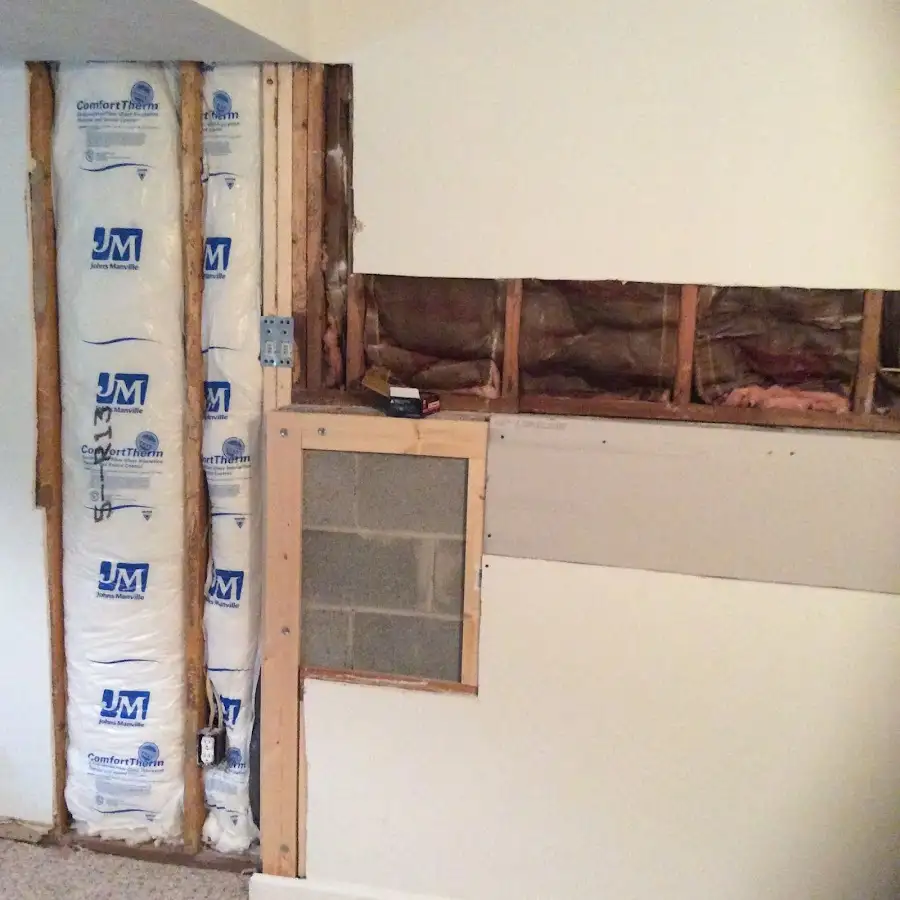 Wall insulation replacement during Odor Removal & Deodorization in Yuba City